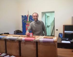 Il presidente Binatti al voto